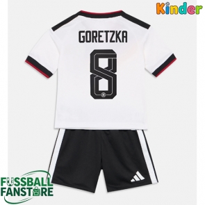 Deutschland Leon Goretzka #8 Replik Heimtrikot Kinder WM 2026 Kurzarm (+ Kurze Hosen)